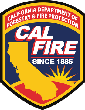 CAL FIRE badge — California Department of Forestry and Fire Protection. The Office of the State Fire Marshal is a CAL FIRE program.